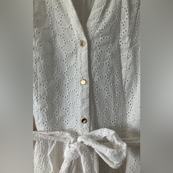 🦙Draper James RSVP Eyelet Cotton Dress - Picture 2 of 6